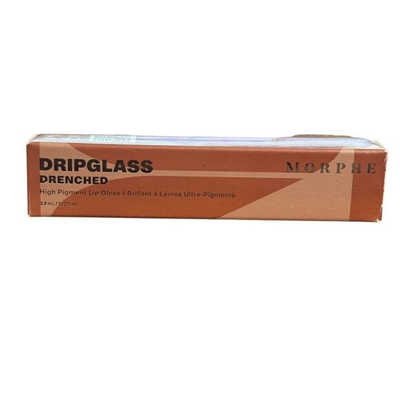 Morphe Dripglass Drenched High Pigment Lip Gloss Drip Coffee New Box Full Size - Picture 1 of 6